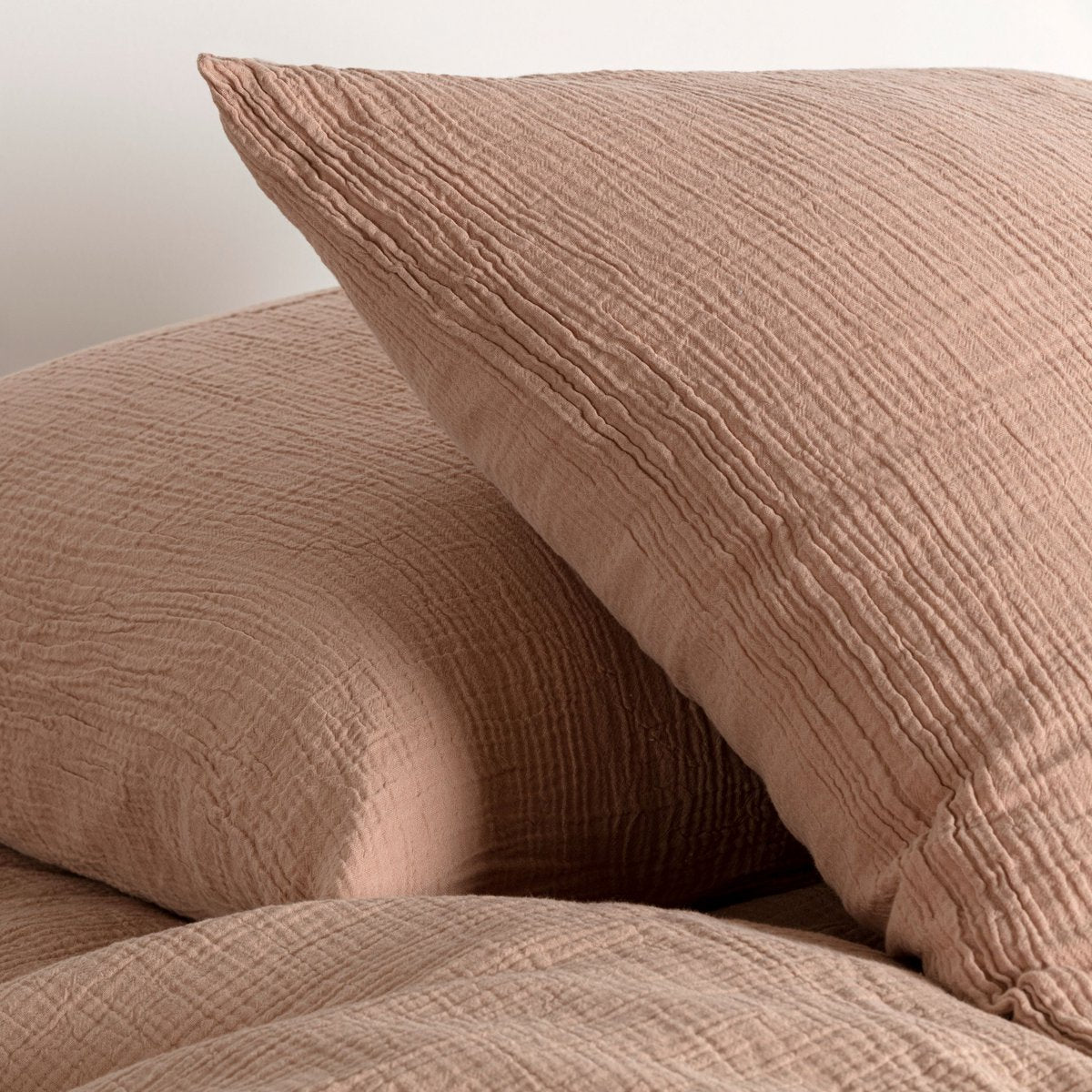 Dekbed beddengoed 100% Katoen | Beige rood