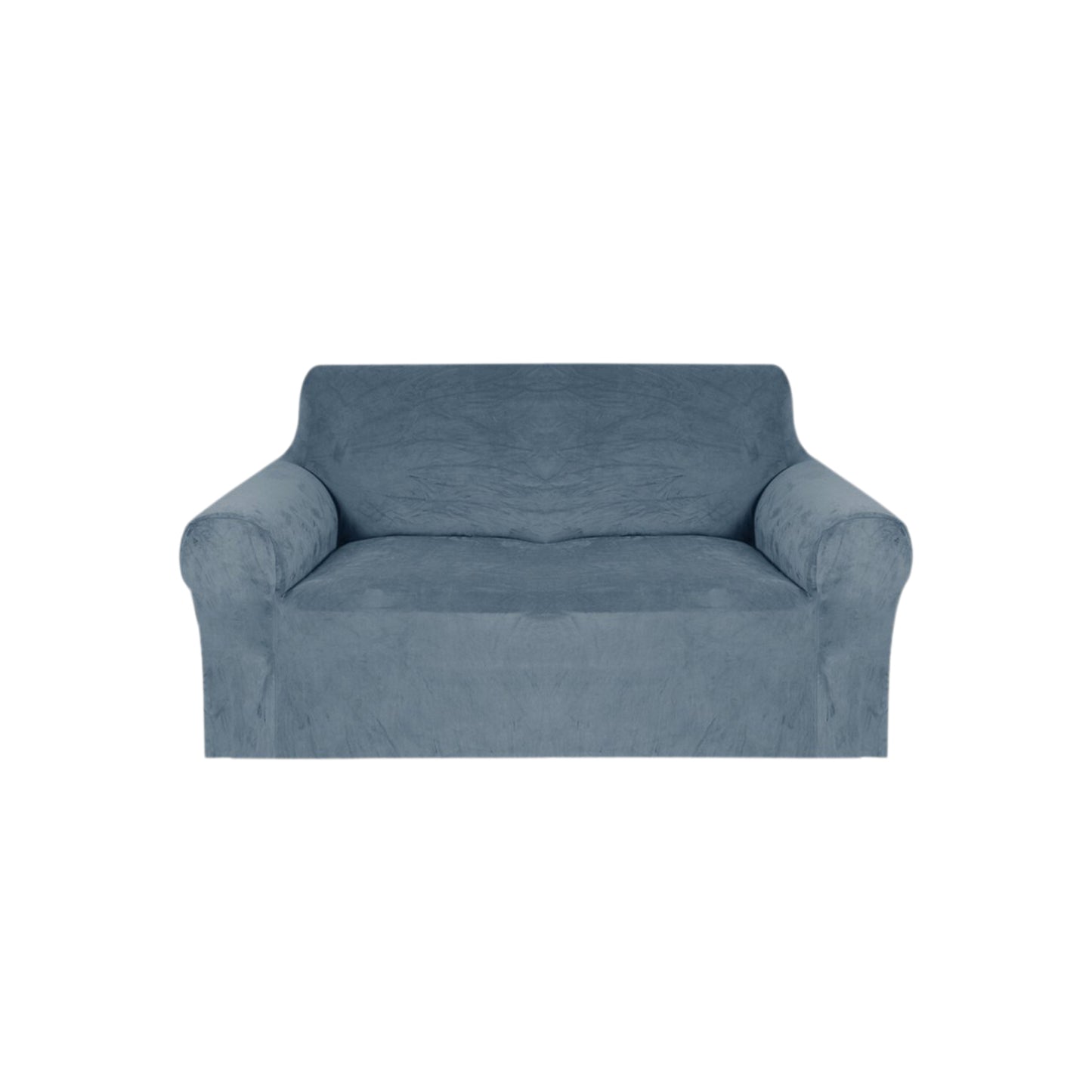 Bankhoes blauw steen voor 2 zits bank zetelhoes main