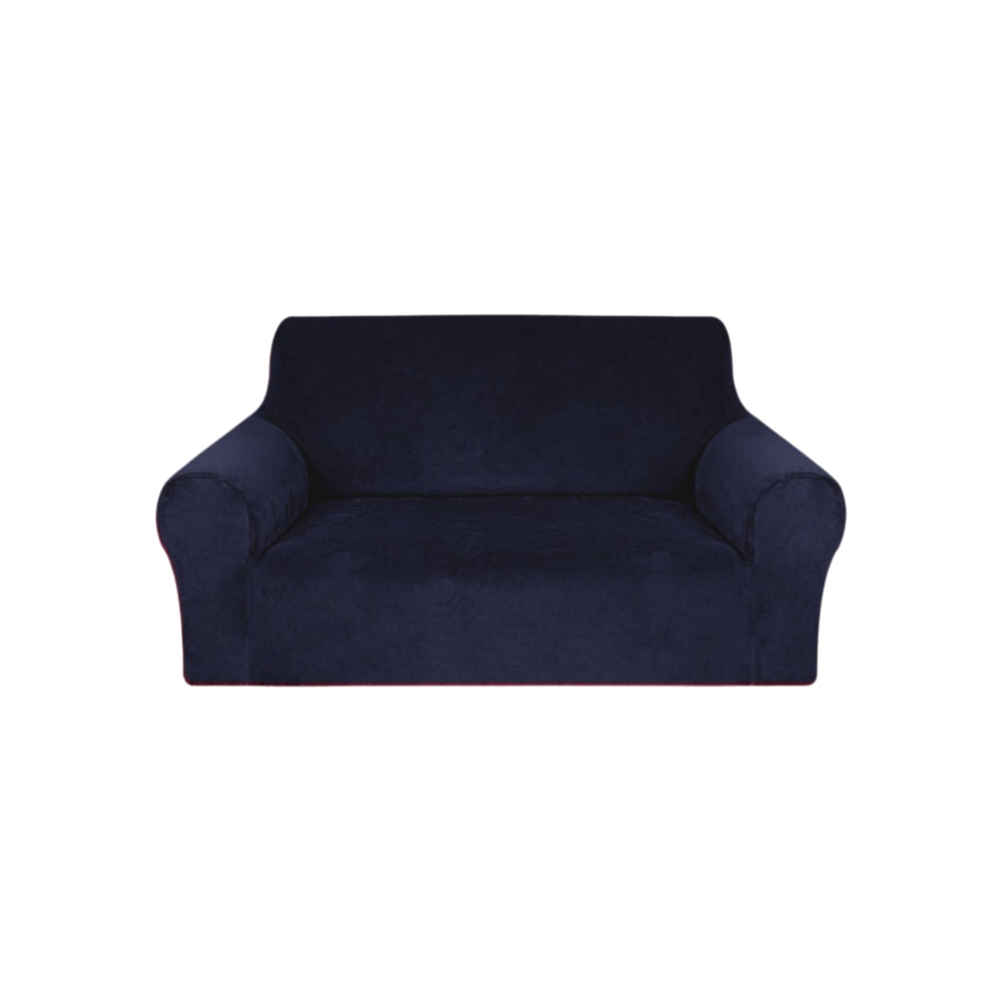 Bankhoes blauw voor 2 zits bank zetelhoes main