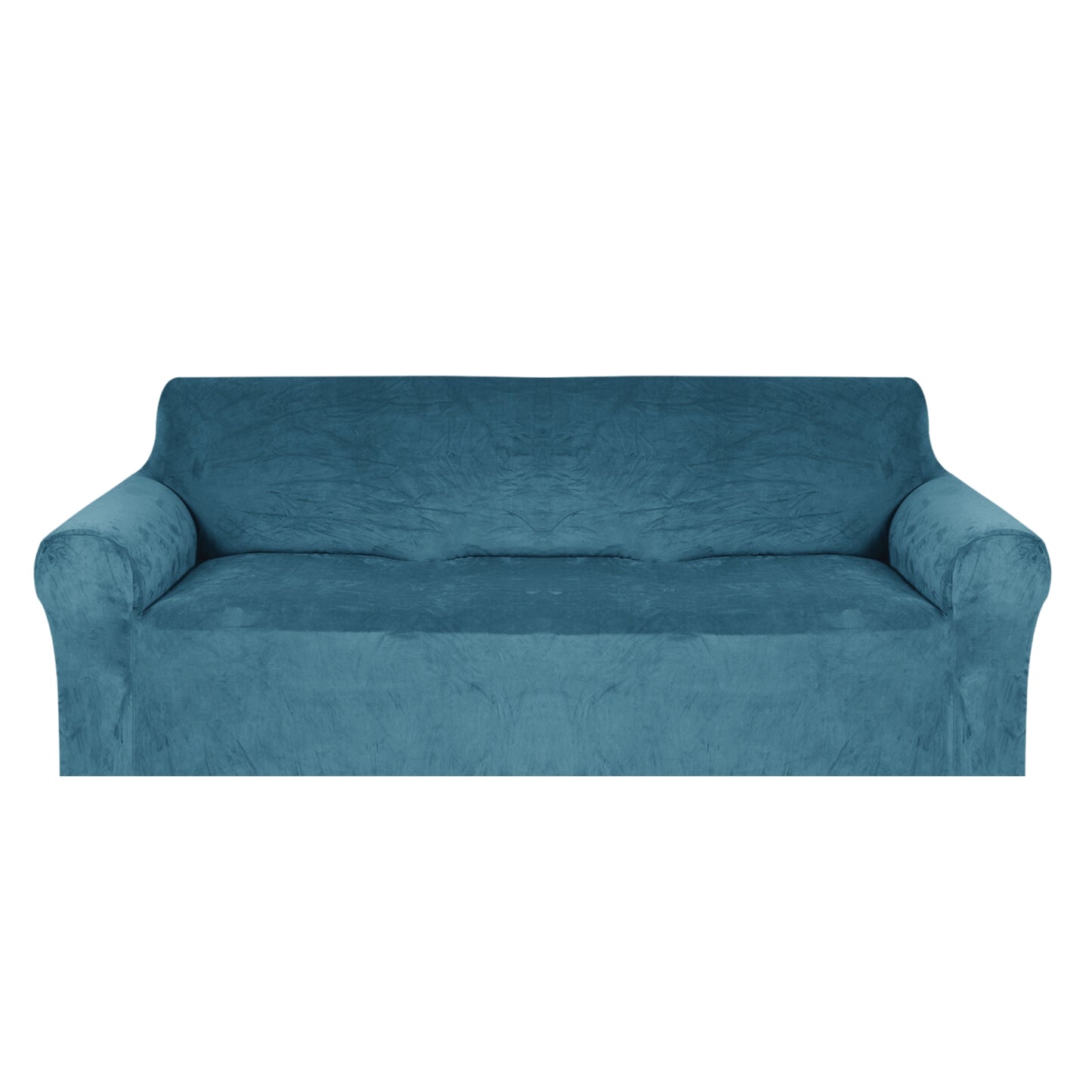 Bankhoes groen turquoise voor 3 zits bank zetelhoes main