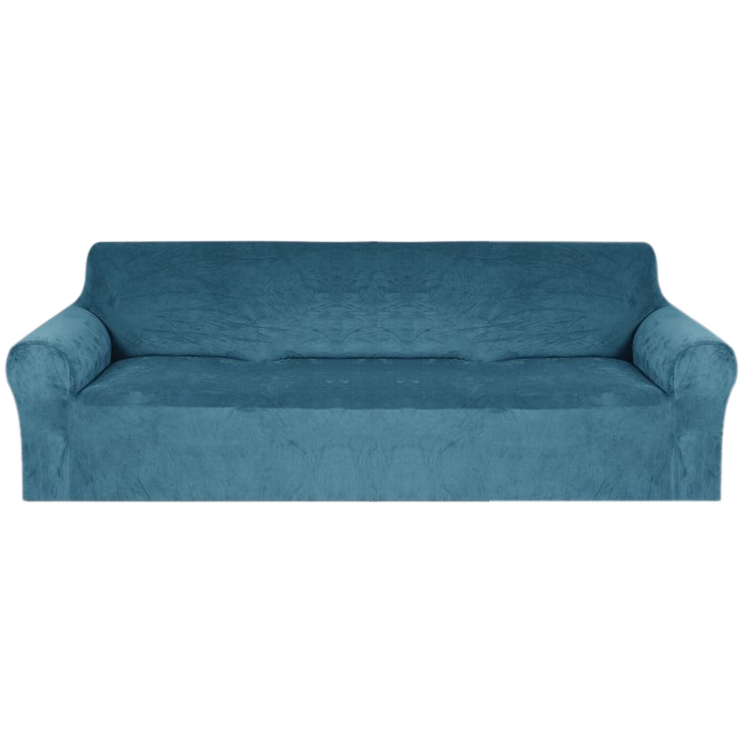 Bankhoes groen turquoise voor 4 zits bank zetelhoes main