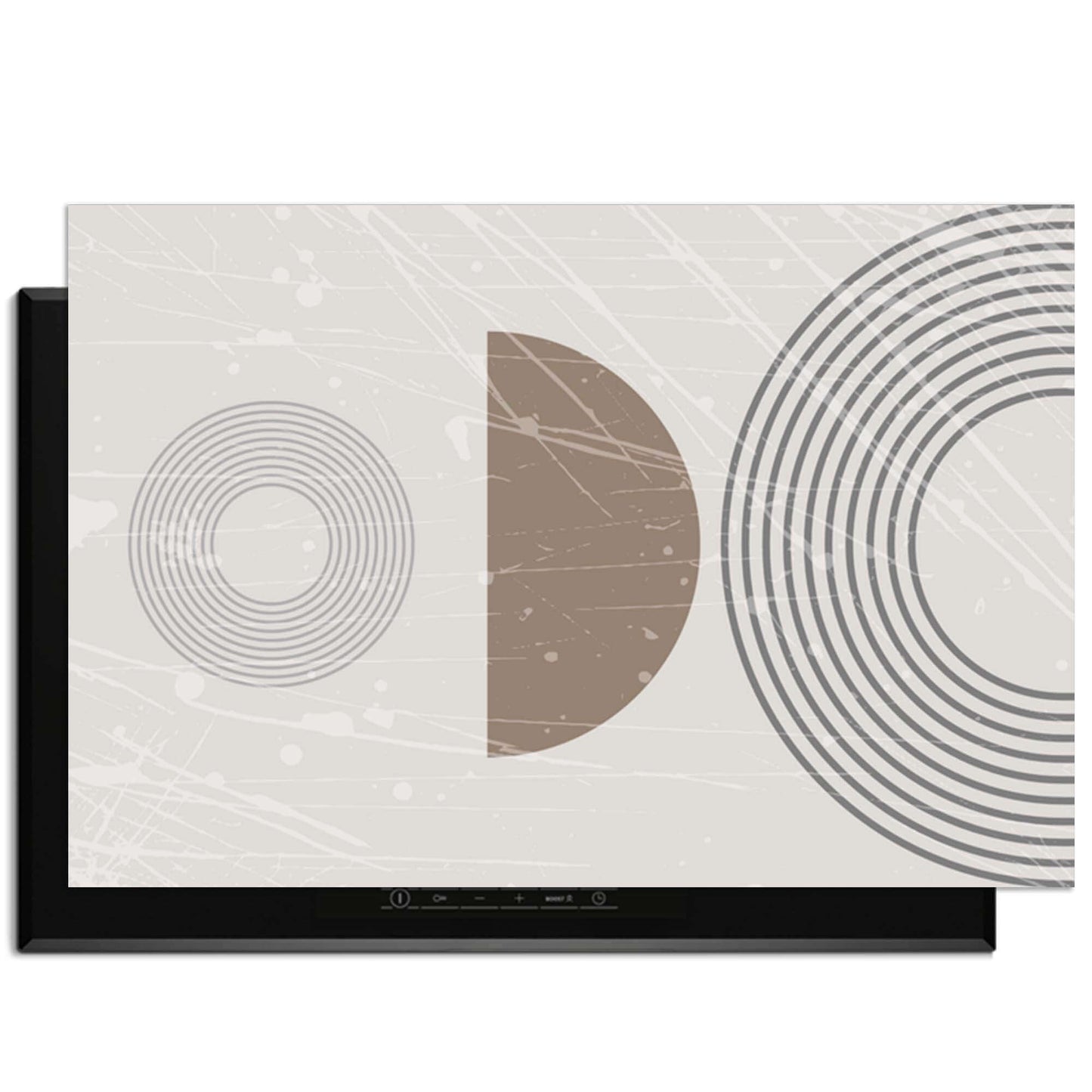 Minimal Waves – Japandi Inductie Beschermer