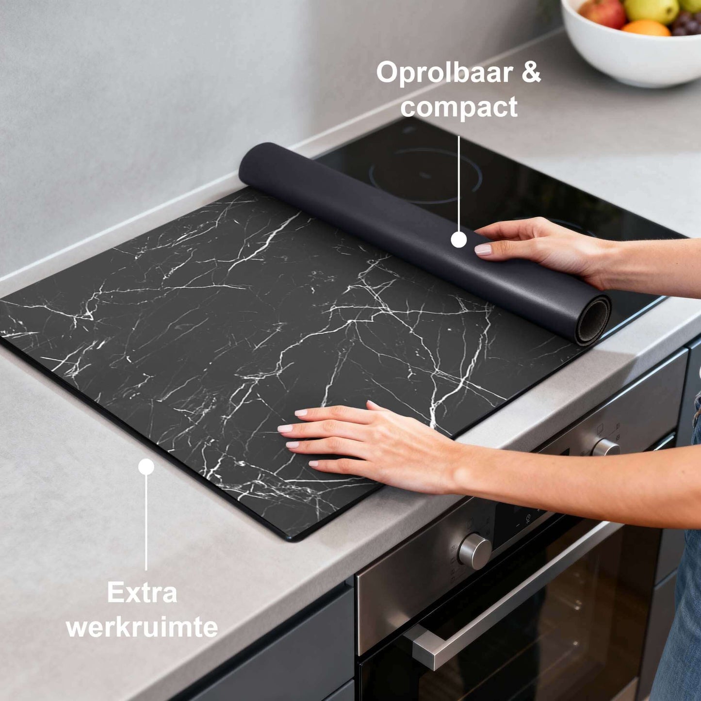 Obsidian Marble - Inductie Beschermer