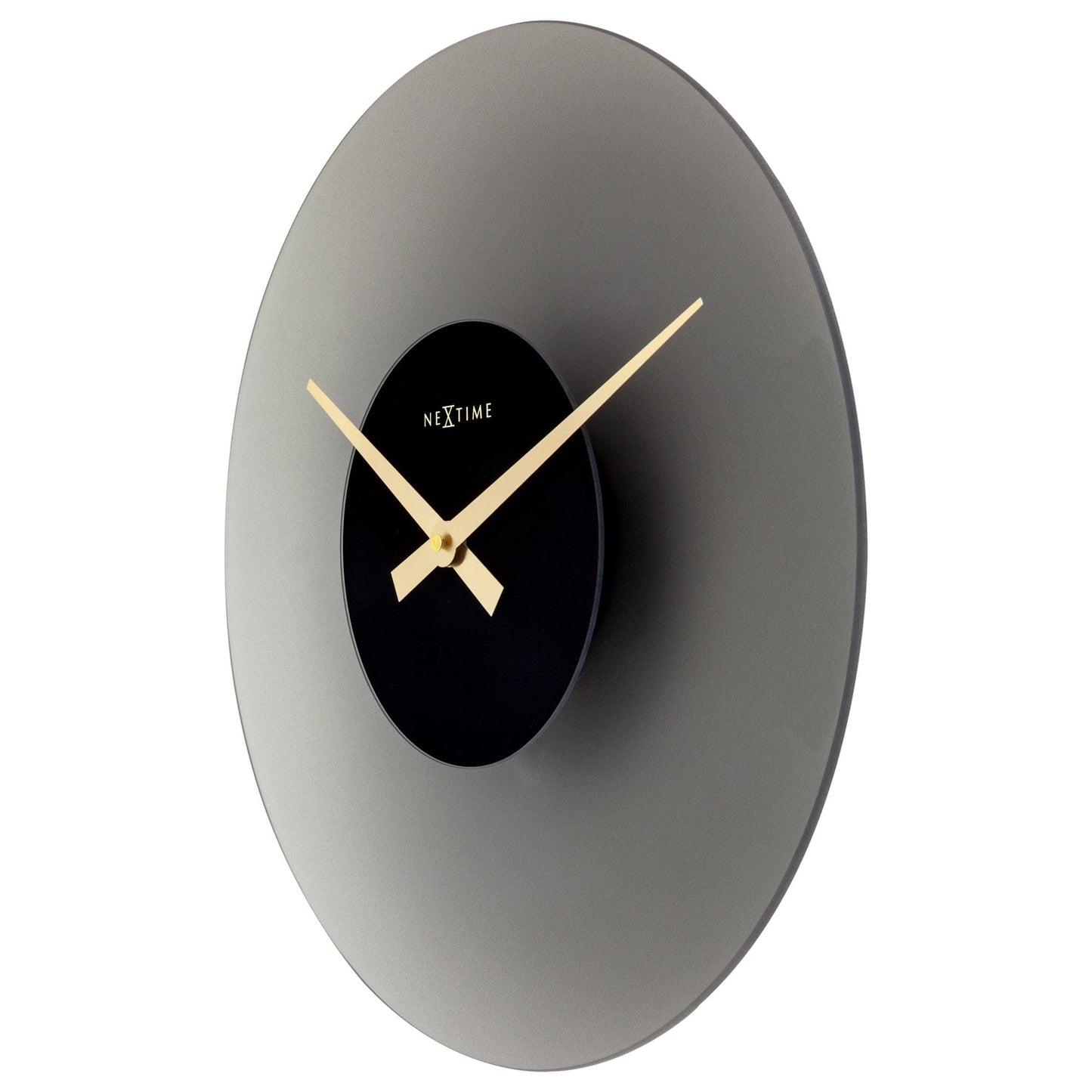 Wall Clock 40cm - Silent - Glass - "Float"