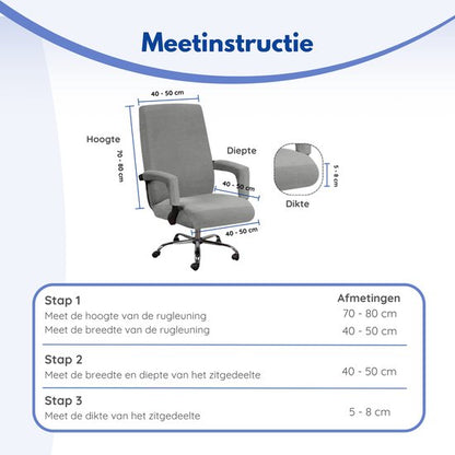 Bureaustoelhoes | Zwart