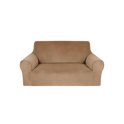 Bankhoes beige voor 2 zits bank zetelhoes main
