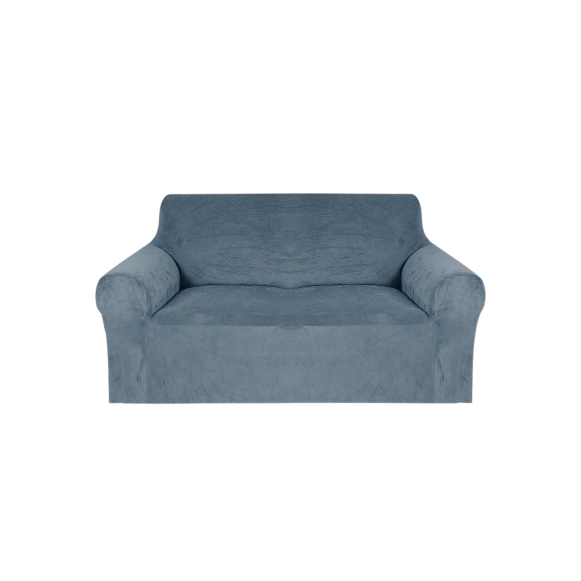 Bankhoes blauw steen voor 2 zits bank zetelhoes main