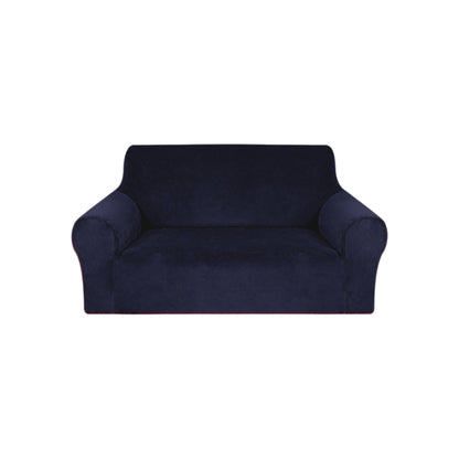 Bankhoes blauw voor 2 zits bank zetelhoes main