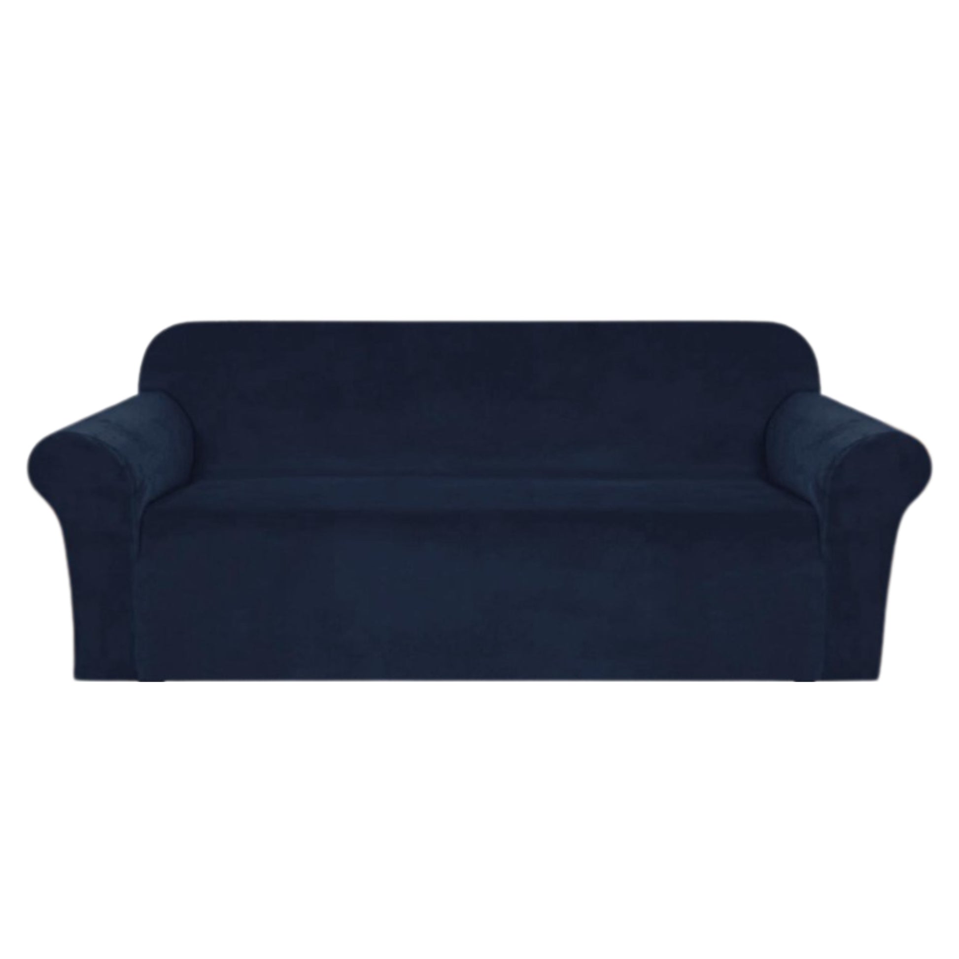 Bankhoes blauw donker voor 3 zits bank zetelhoes main