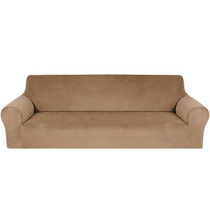 Bankhoes beige voor 4 zits bank zetelhoes main