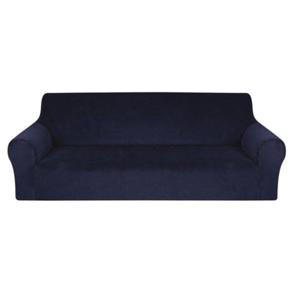 Bankhoes blauw donker voor 4 zits bank zetelhoes main