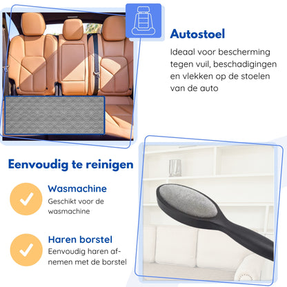 Hondendeken wasbaar voor hondenmand bank auto bed | Grijs