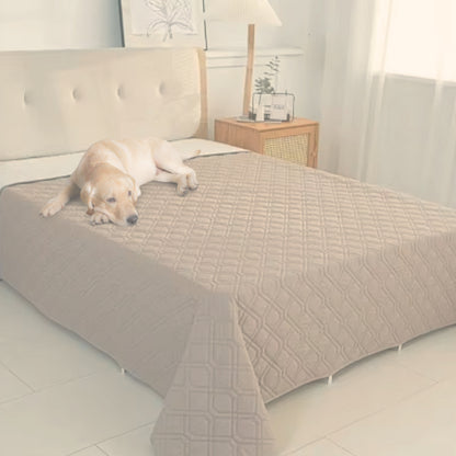 Hondendeken wasbaar voor hondenmand bank auto bed | Beige