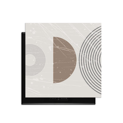 Minimal Waves – Japandi Inductie Beschermer