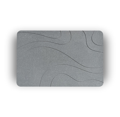 XL Diatoom Steen Badmat - Natuurlijk Sneldrogend - Hygiënisch - Anti Schimmel en Stijlvol 75x45cm