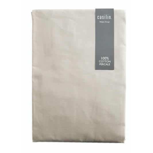 Hoeslaken | Royale Percale 100% Katoen Beige